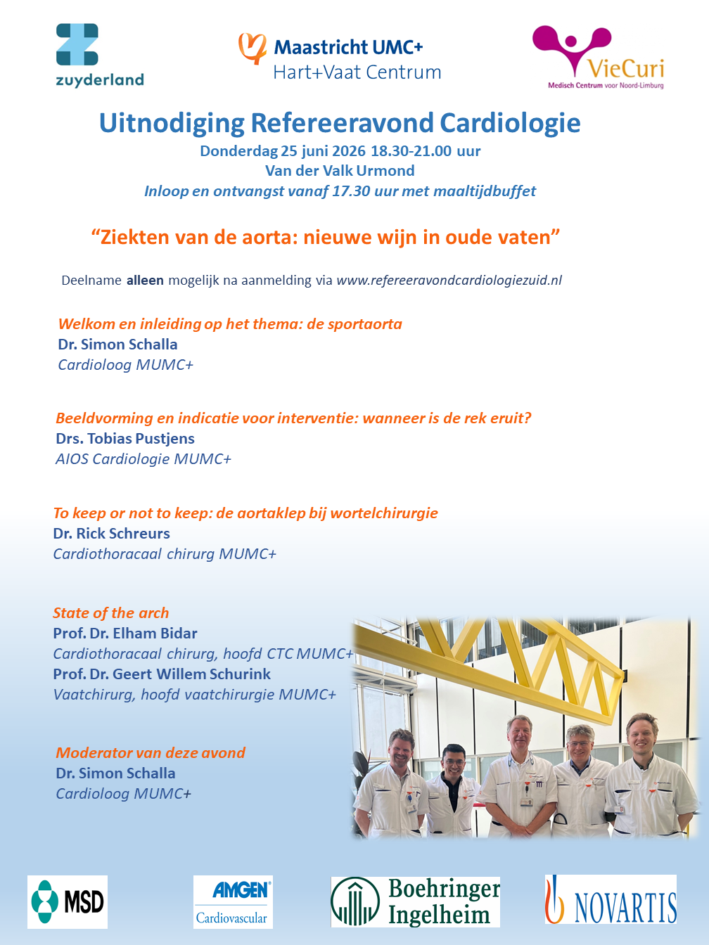Programma Refereeravond cardiologie 2026
