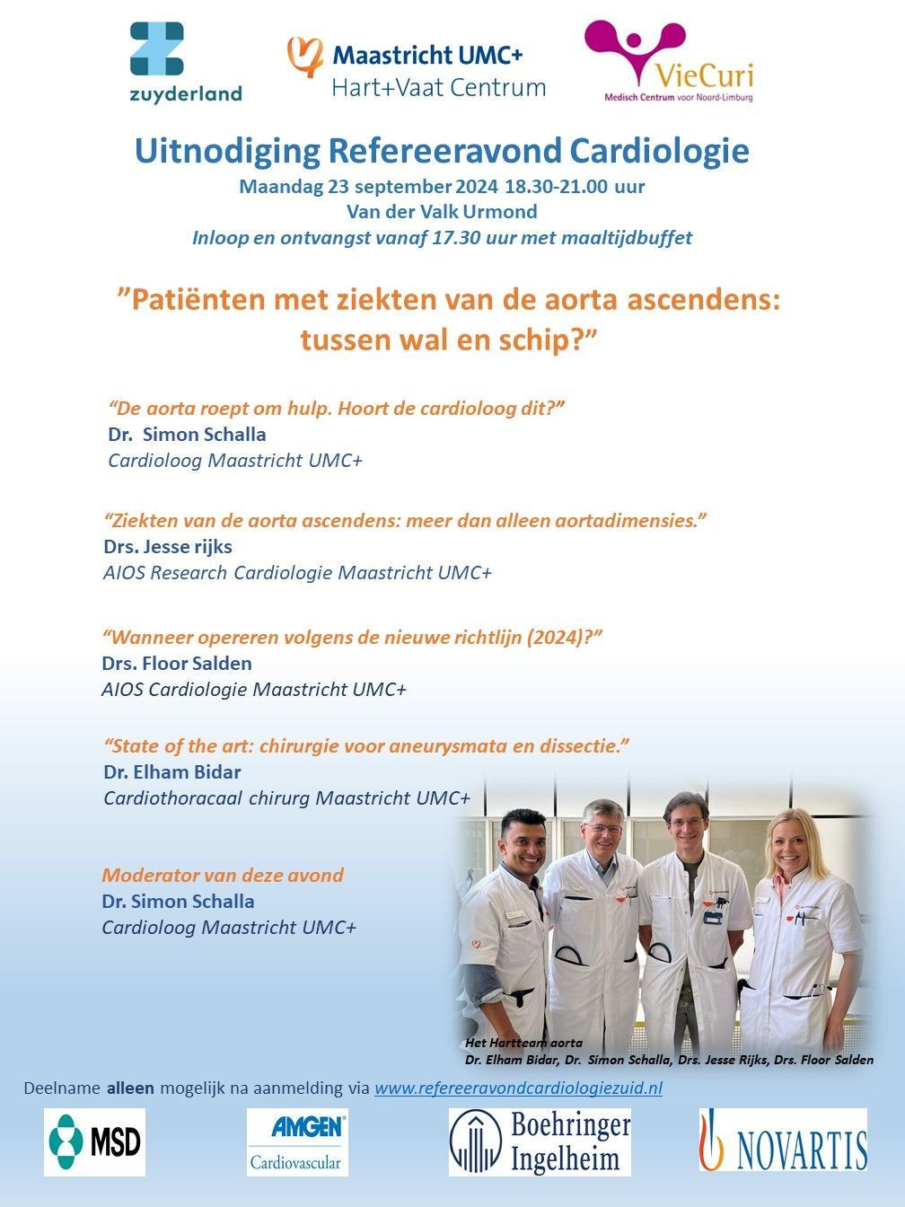 Programma Refereeravond Cardiologie 