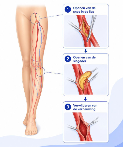 Bypass operatie been stap voor stap 